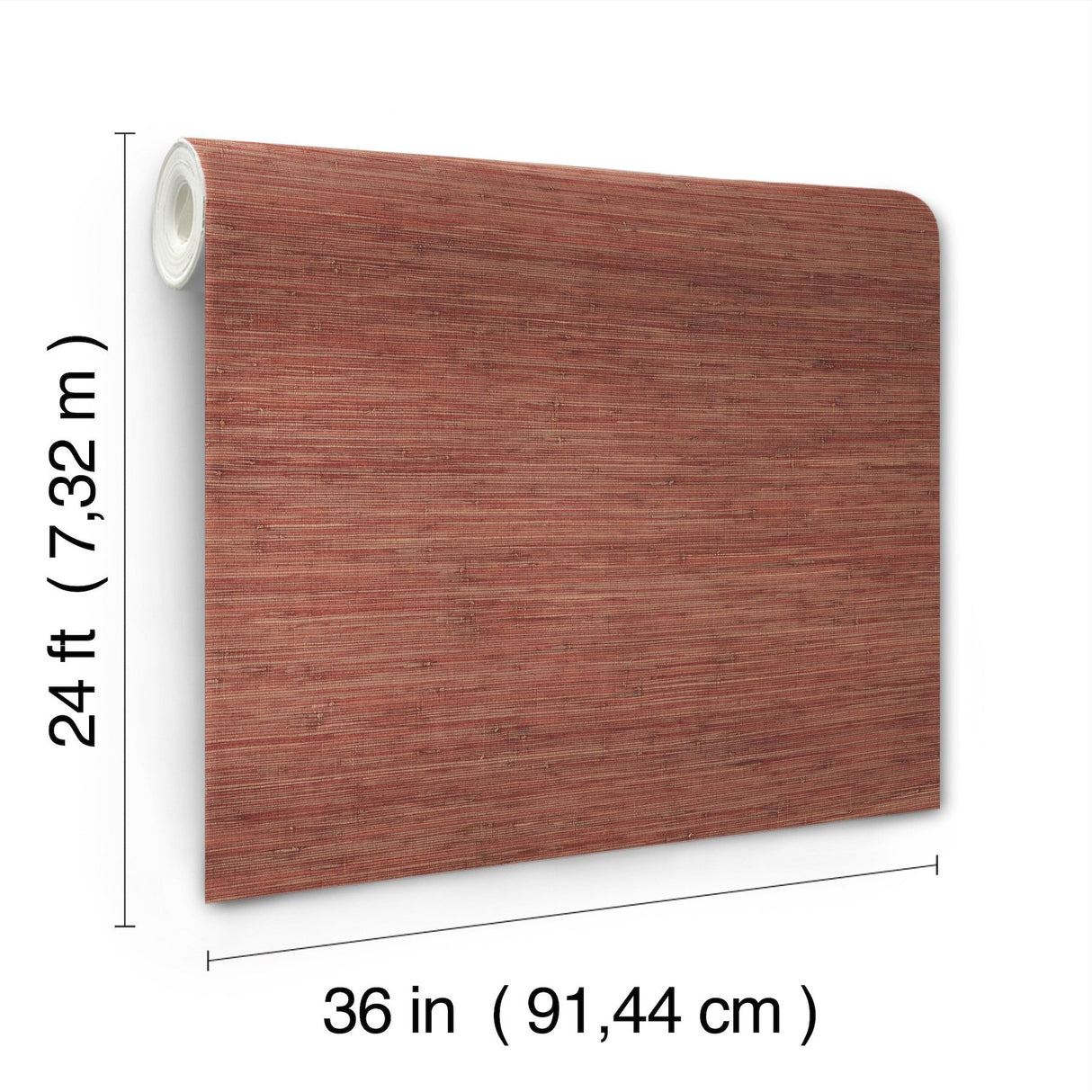 Knotted Grass Brick Grasscloth Wallpaper - York GV0233
