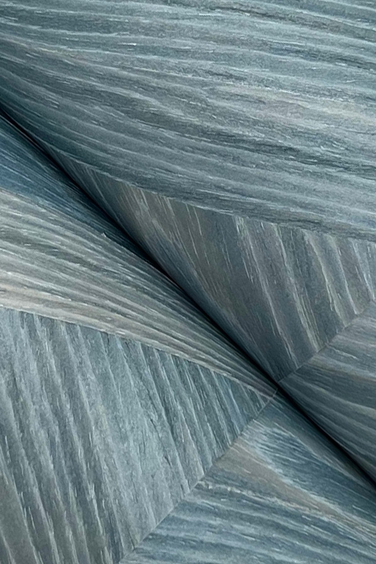 Interlocking Wood Ocean Wallpaper with Traditional Wood Veneer Chevron Pattern - York GV0242