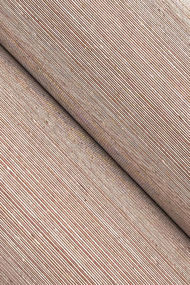 Delicate Abaca Brick Grasscloth Wallpaper with Metallic Effect - York GV0281