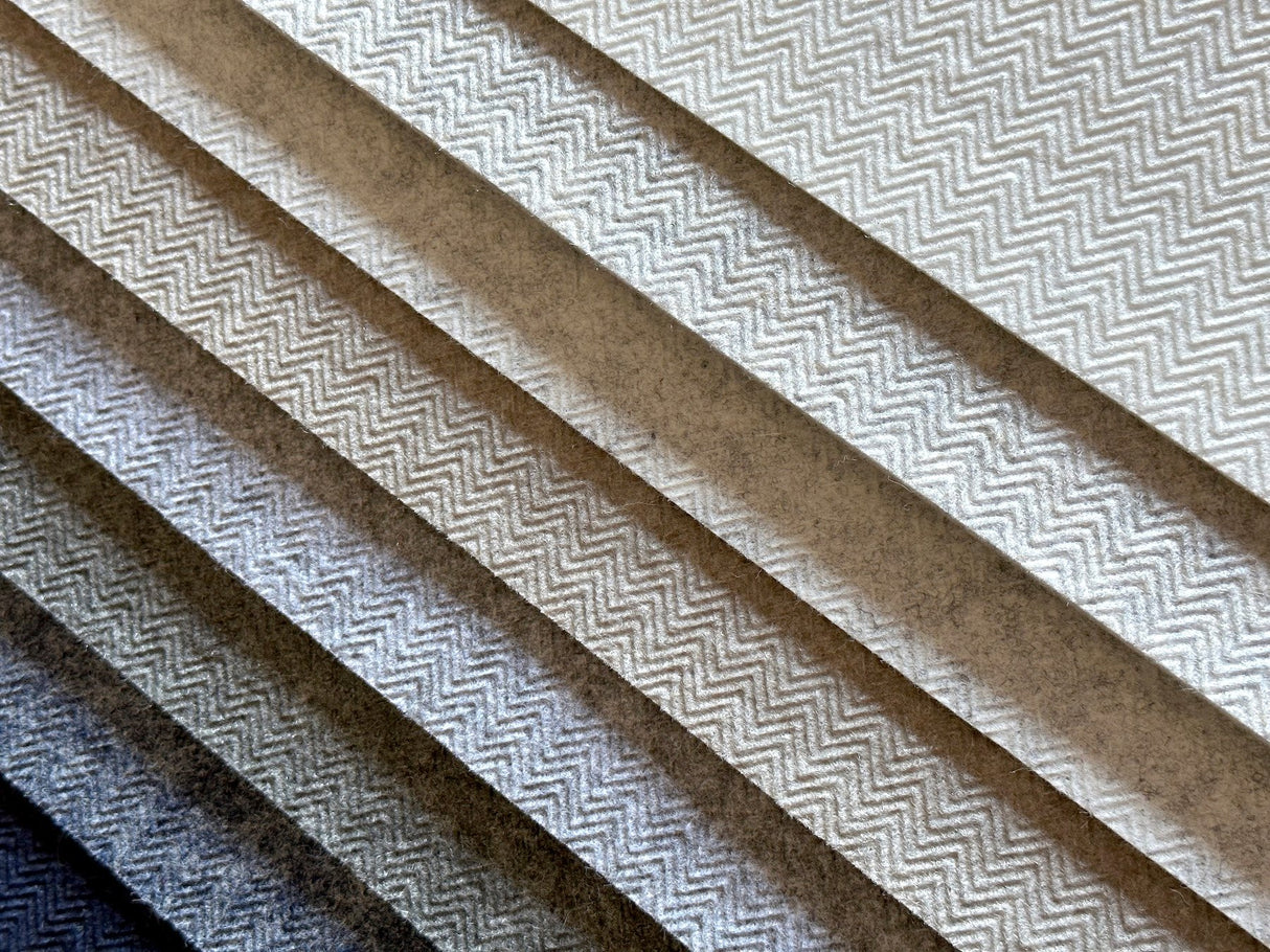 Savile Marble Textured Acoustical Wallpaper in Whites & Off-Whites with Herringbone Pattern - York HA3656R