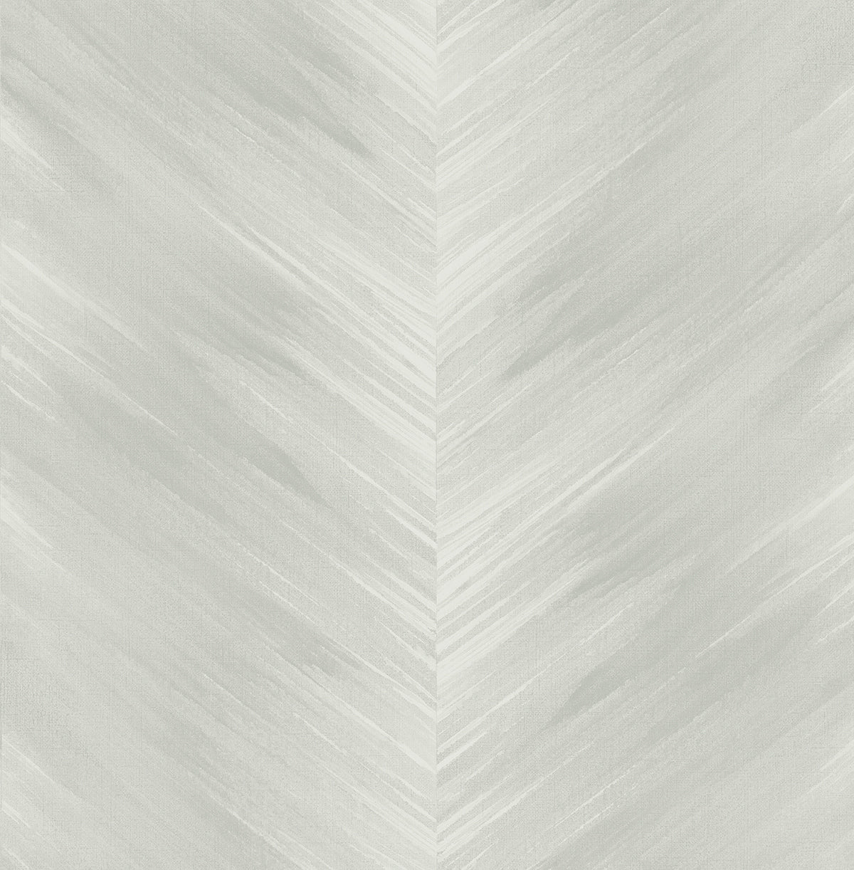 Washed Chevron peel and stick wallpaper in Daydream Grey with a soft, washed chevron pattern.