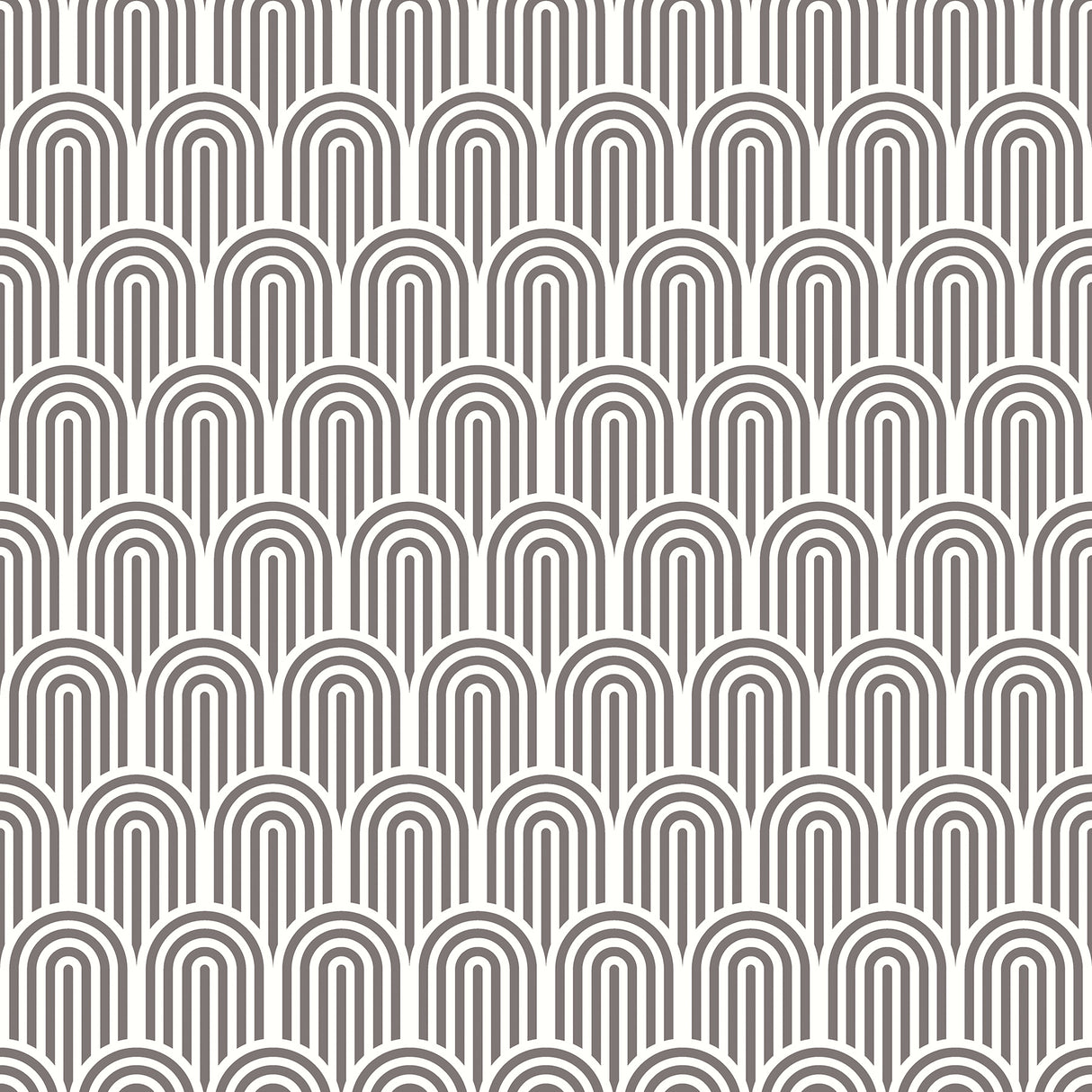 Retro Arch Black Peel and Stick Wallpaper by Hoopla Walls - HWA1067PU