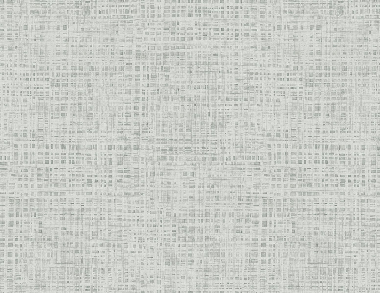 Ami wallpaper in Lunar Grey with a woven linen-inspired texture pattern