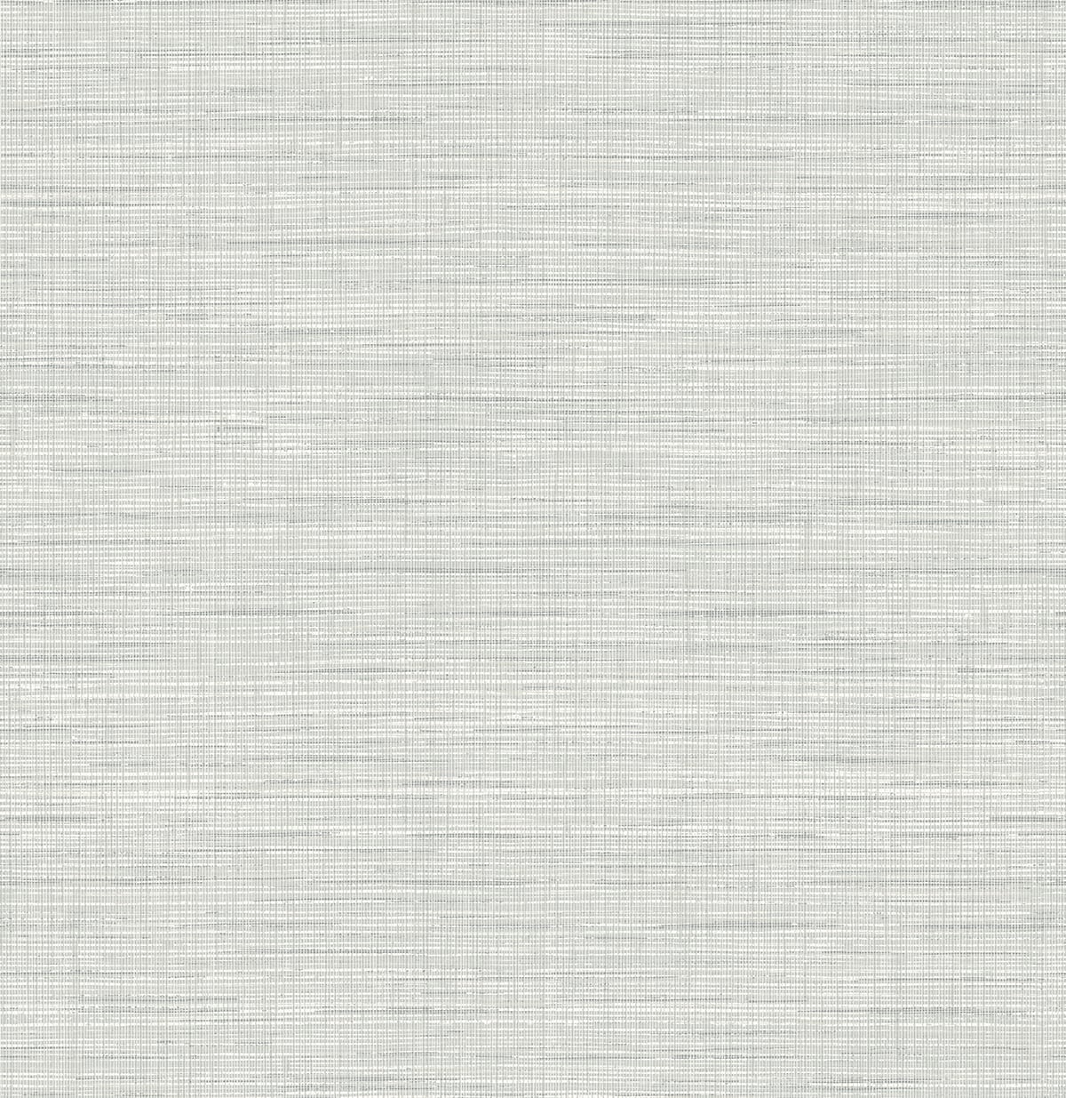 Mei Stringcloth wallpaper in Dove Grey with a subtle woven textile texture.
