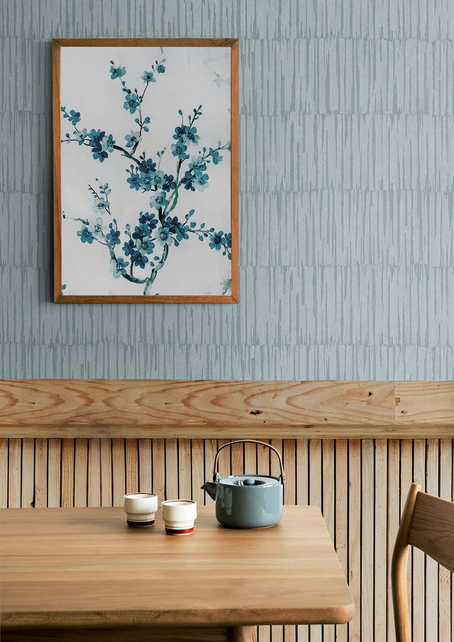 Naomi Bayside Breeze by Japandi Style Striped Wallpaper – Seabrook Designs JP10602