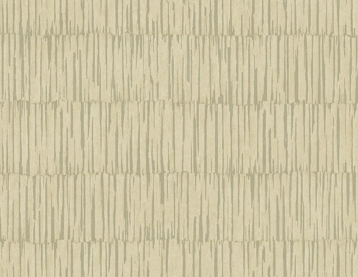 Naomi Wheat striped wallpaper with rustic textured vertical stripe effect
