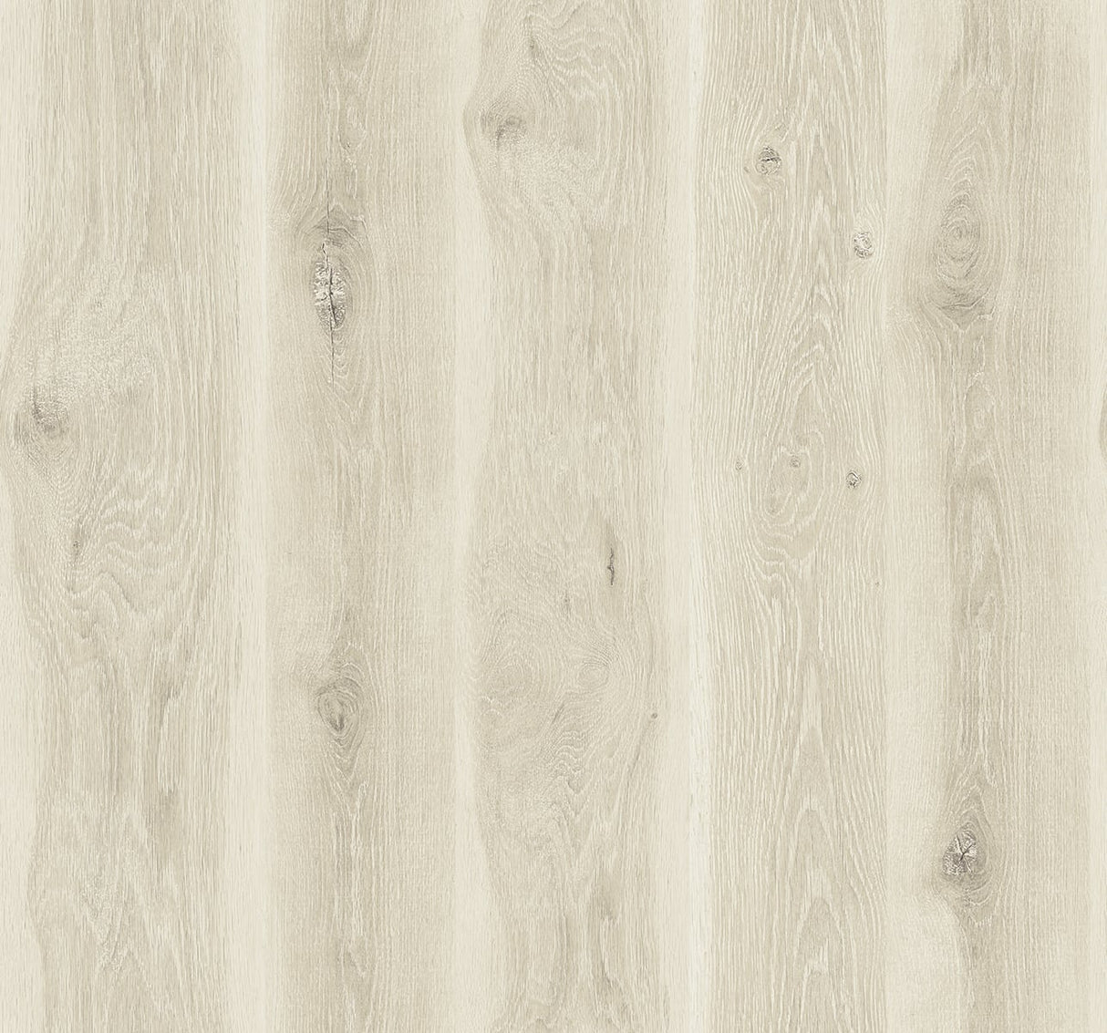 Kieri wallpaper in Mellow Cedar with a light wood plank look