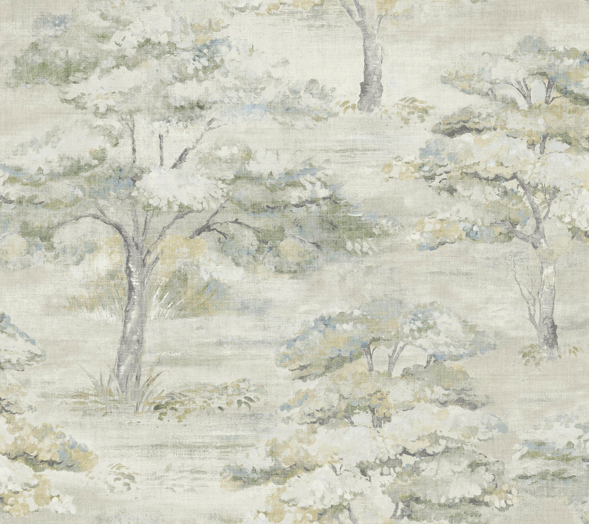 Moreno Slate Woodland Wallpaper by Antonina Vella - LL3225