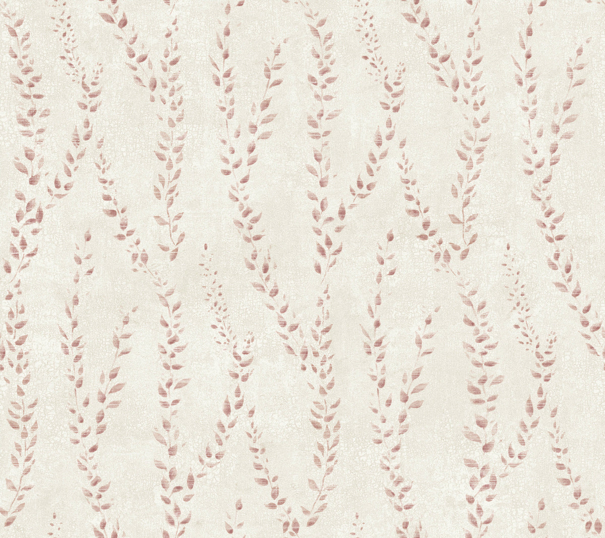 Alpenrose Maroon Vine Wallpaper by Antonina Vella - LL3255