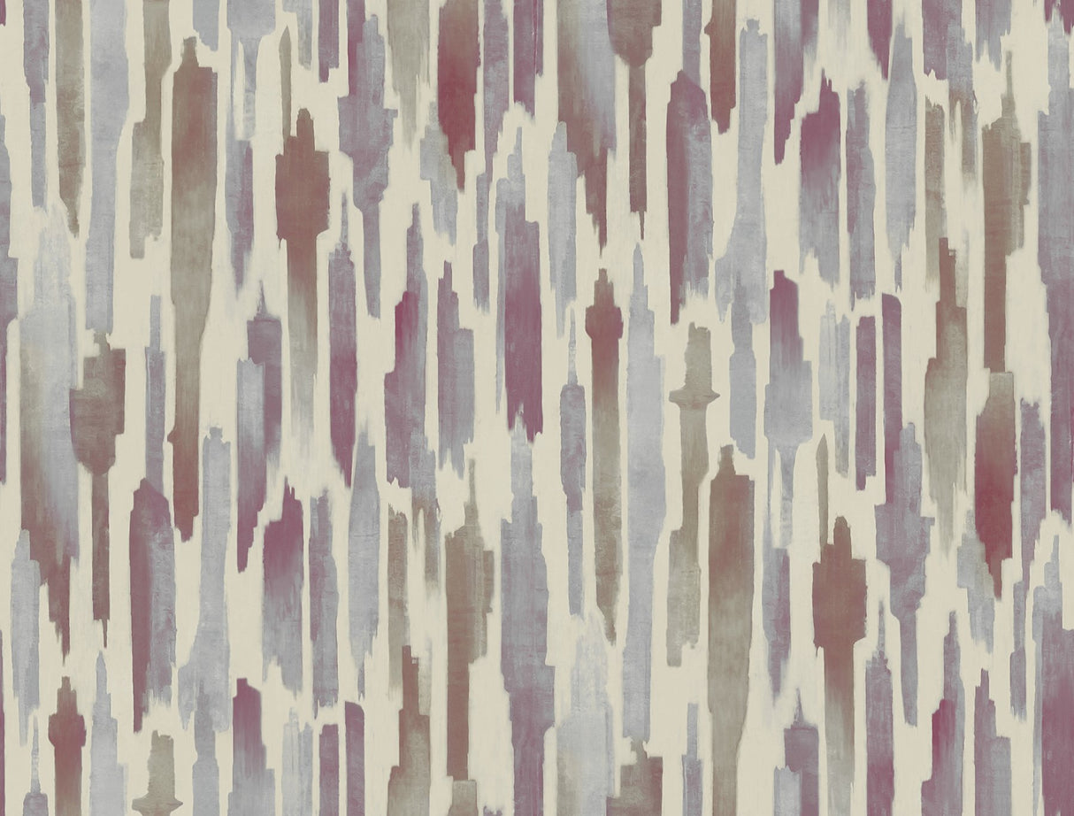 Pluie Multi Abstract Watercolor Wallpaper - York LM5402