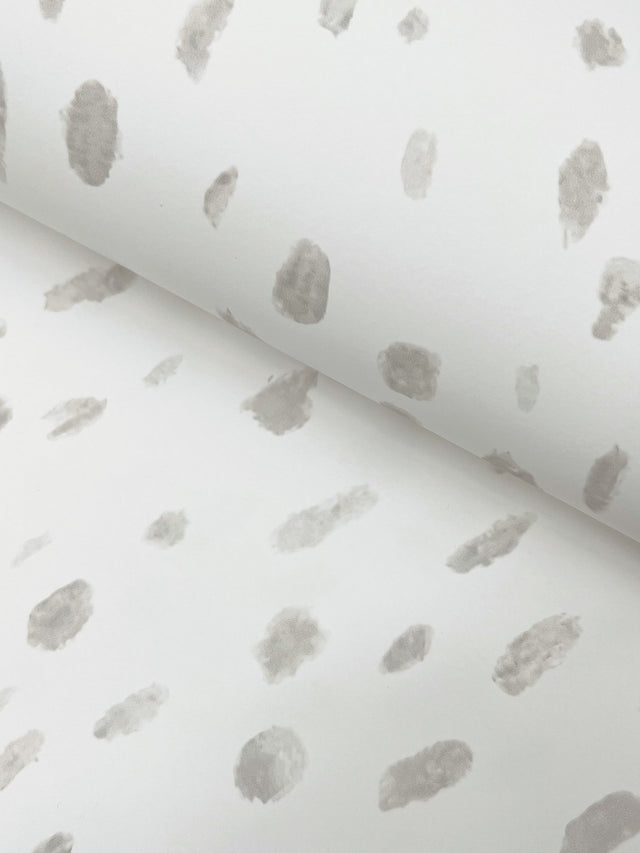 Tachette Taupe Wallpaper with Geometric Brushstroke Pattern - York LM5423