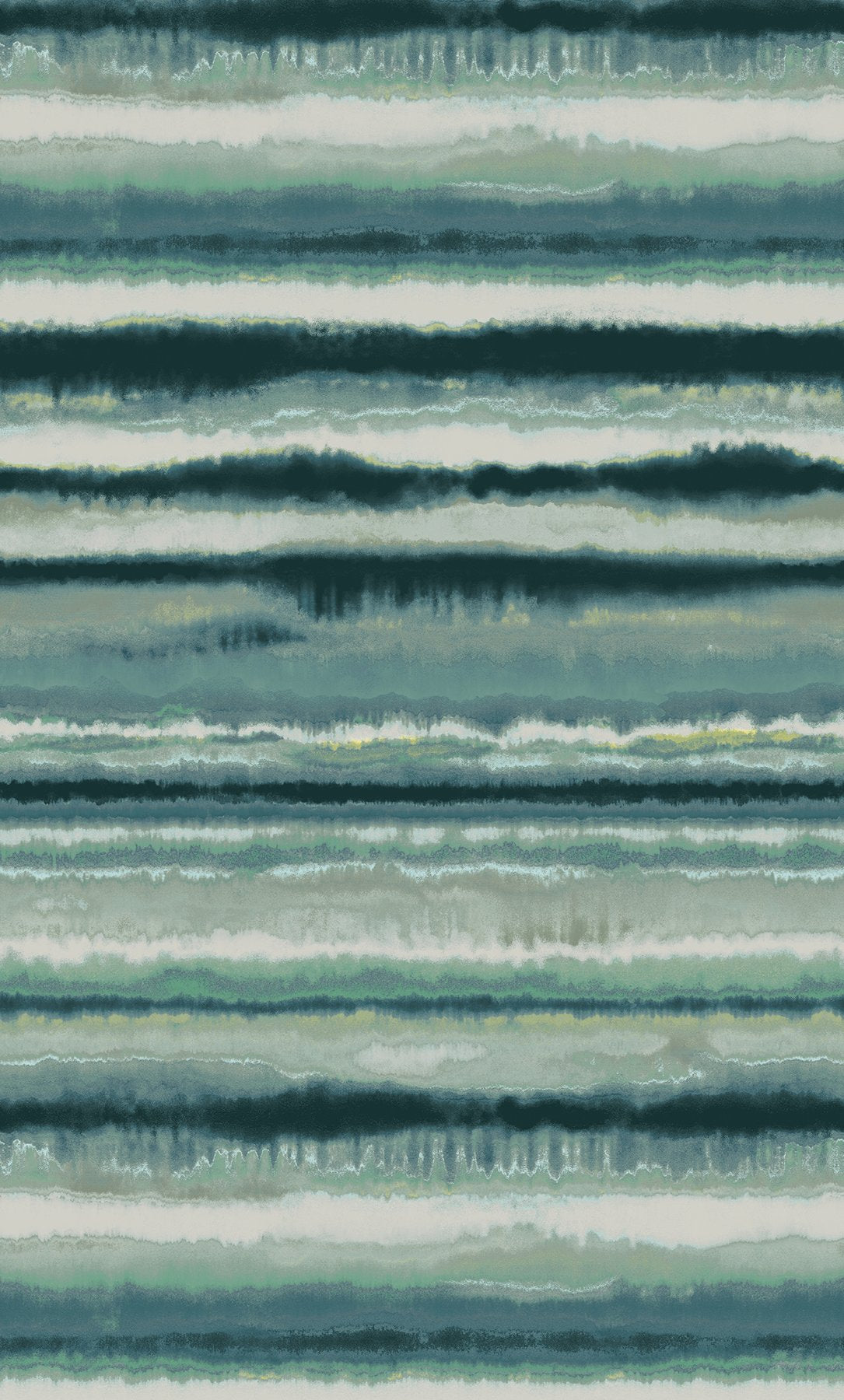 Edition Mural Blue Wall Mural with Abstract Painterly Stripes - York LM5426M