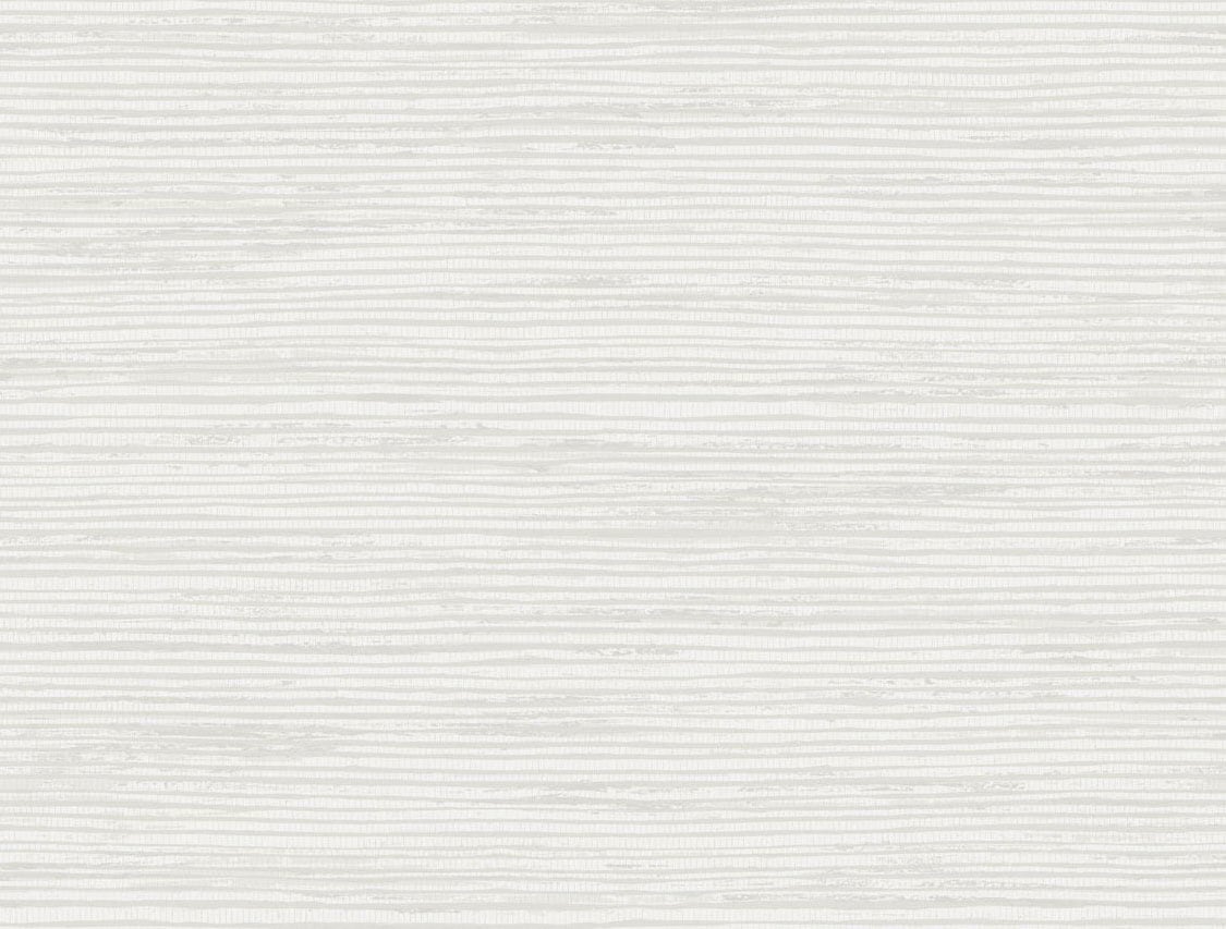 Osprey Faux Grasscloth wallpaper in eggshell with subtle silver shimmer texture