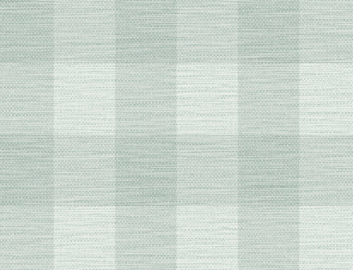 Sea Glass gingham wallpaper pattern, matte finish