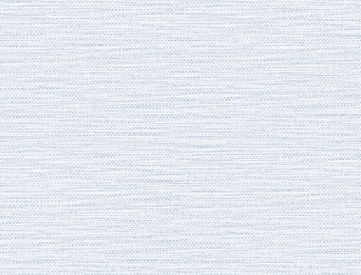 Blue Frost faux linen weave texture wallpaper sample