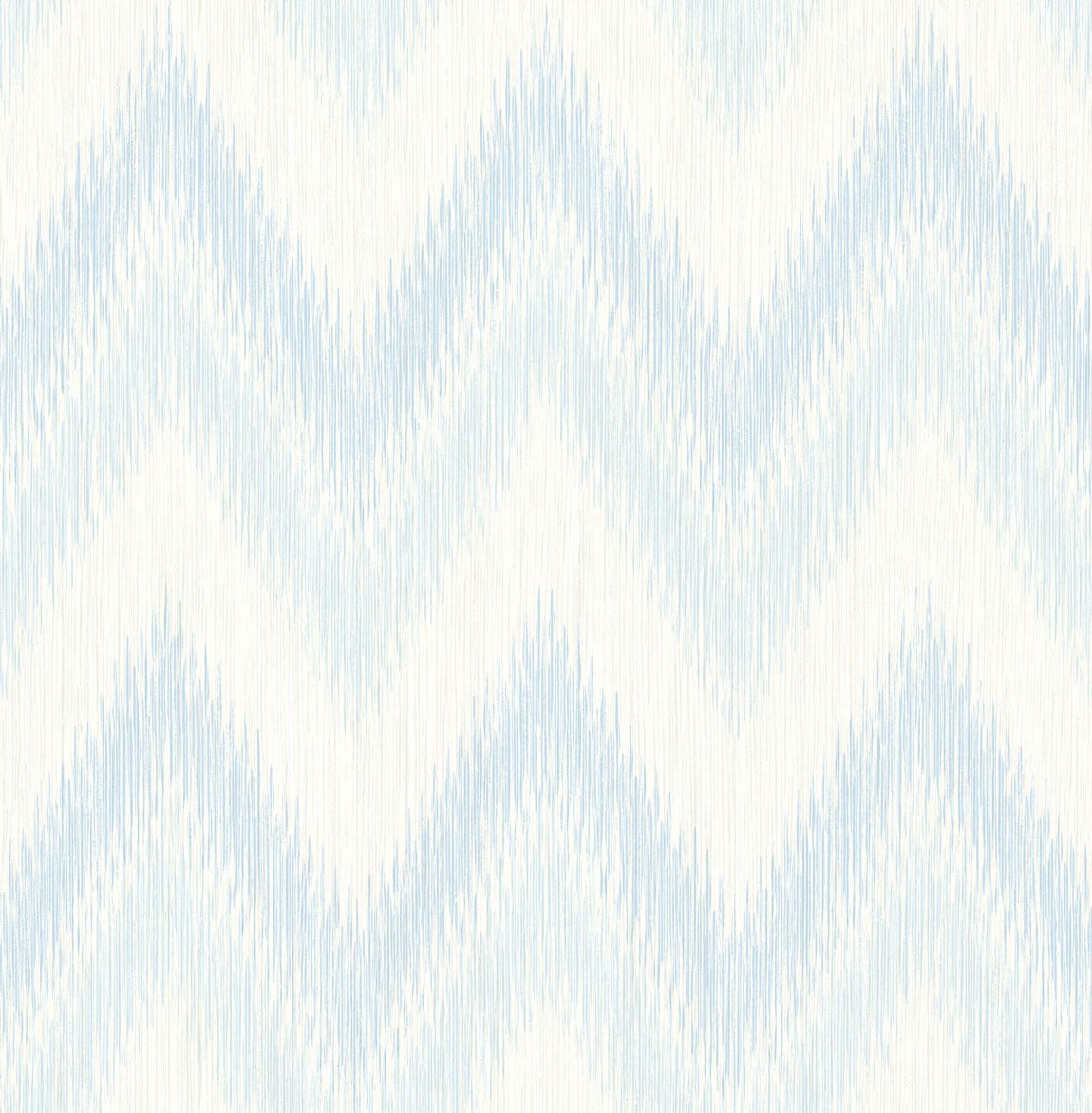 Blue Frost and Eggshell flamestitch chevron wallpaper pattern
