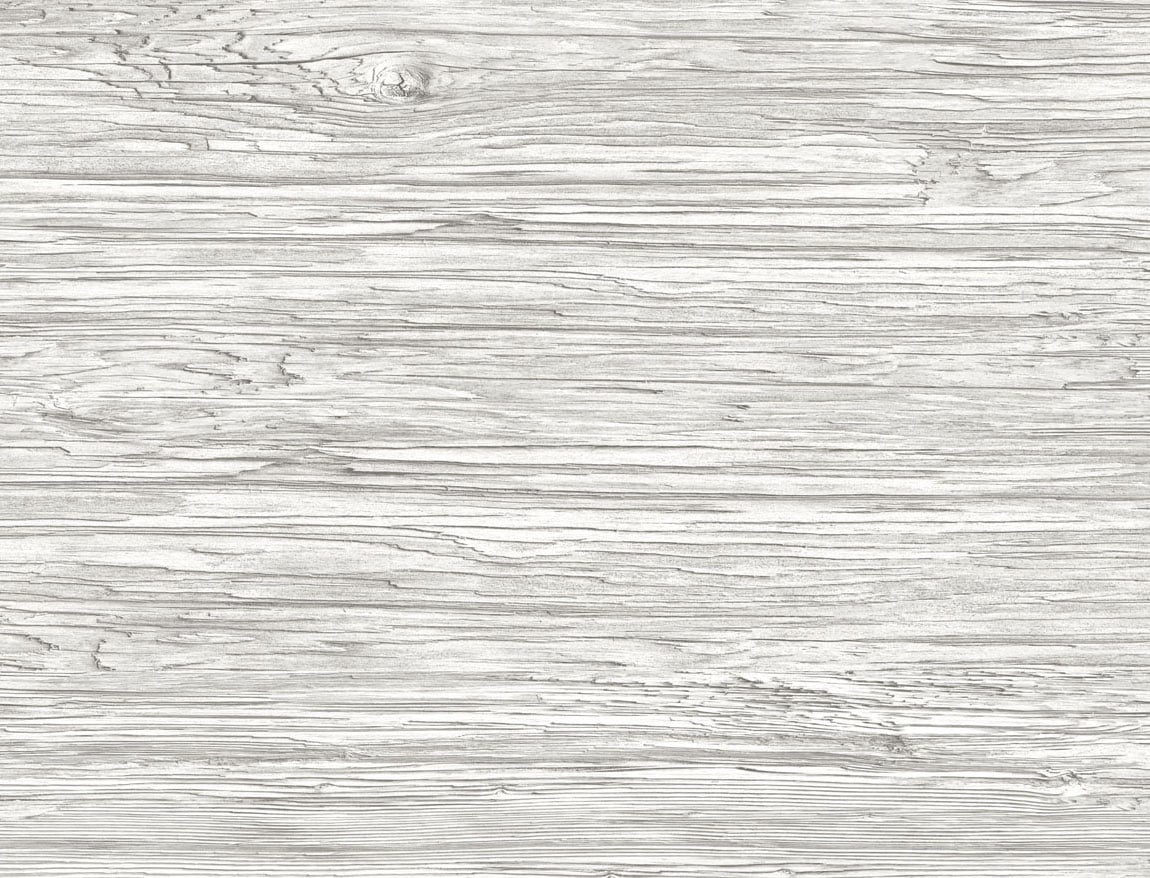 Cove Gray washed shiplap embossed vinyl wallpaper with horizontal wood plank texture