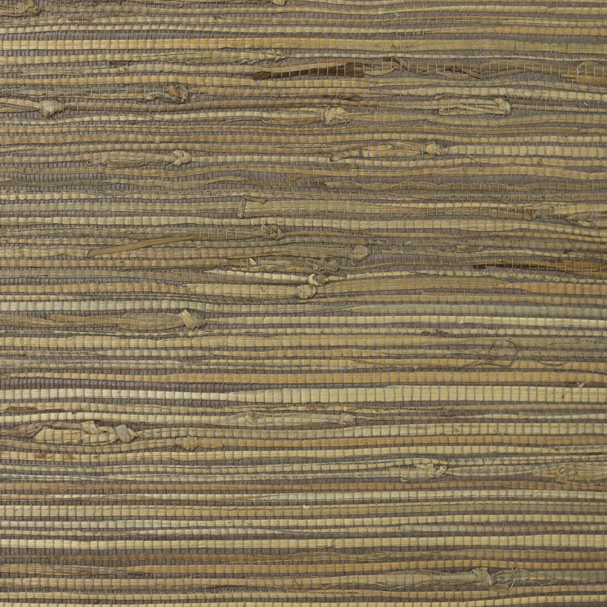 Rushcloth grasscloth wallpaper in saddle brown with woven natural texture