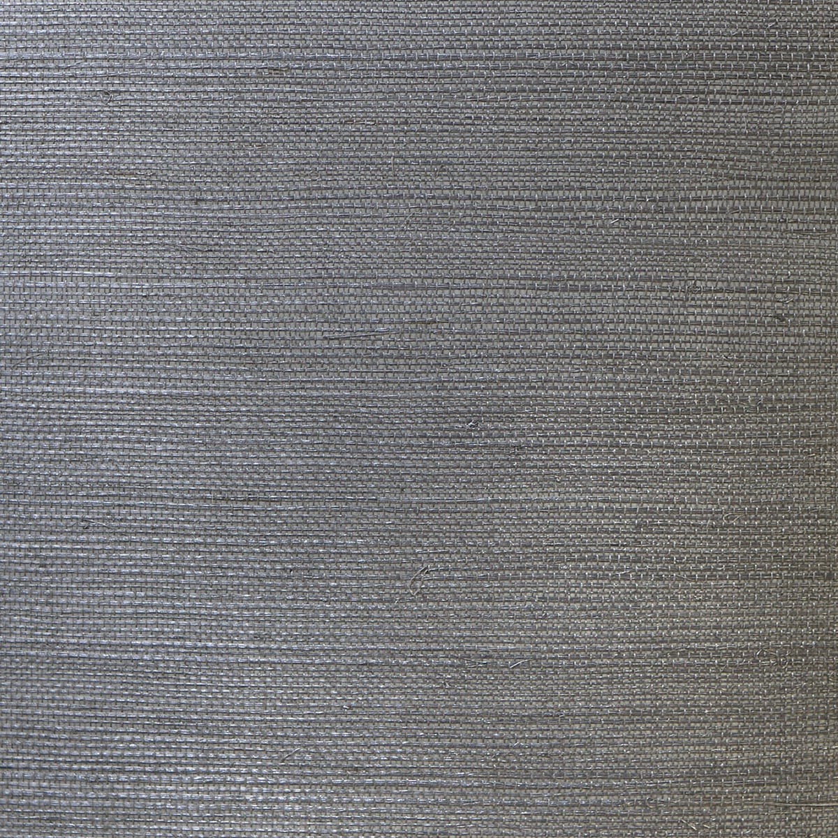 Graphite sisal grasscloth wallpaper with subtle shimmer texture