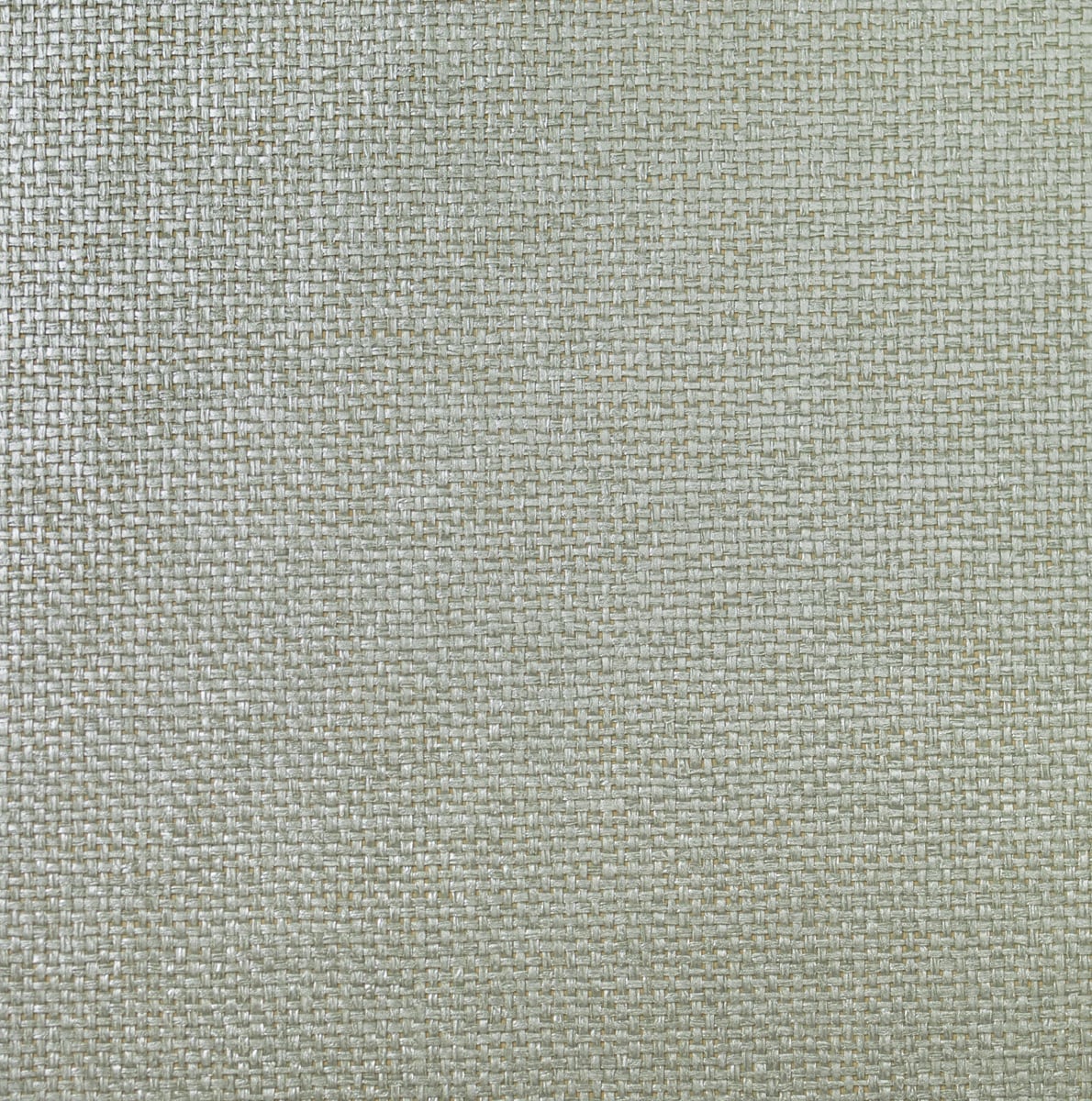 Metallic silver and off-white paperweave grasscloth wallpaper texture