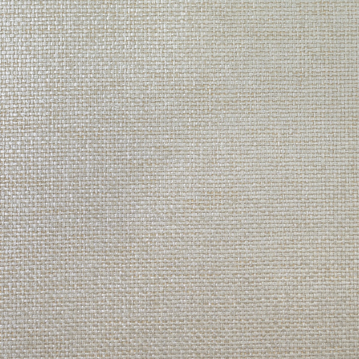 Lillian August Paperweave metallic silver and greige grasscloth wallpaper, LN11879