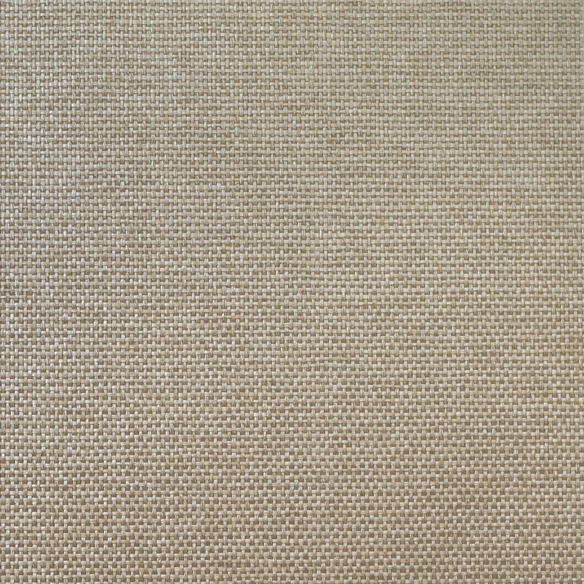Metallic silver and taupe paperweave grasscloth texture wallpaper