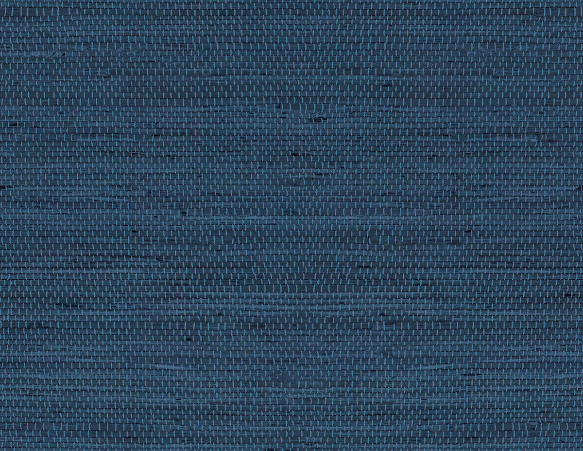Luxe Weave Coastal Blue by Lillian August Peel and Stick Grasscloth Wallpaper – Lillian August LN20202-Sample