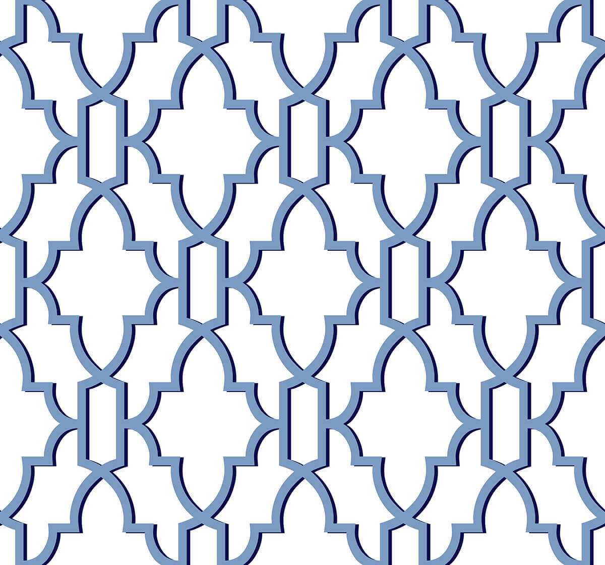 Coastal Lattice Riviera Blue by Lillian August Peel and Stick Peel and Stick Geometric Wallpaper – Lillian August LN21102 -Sample