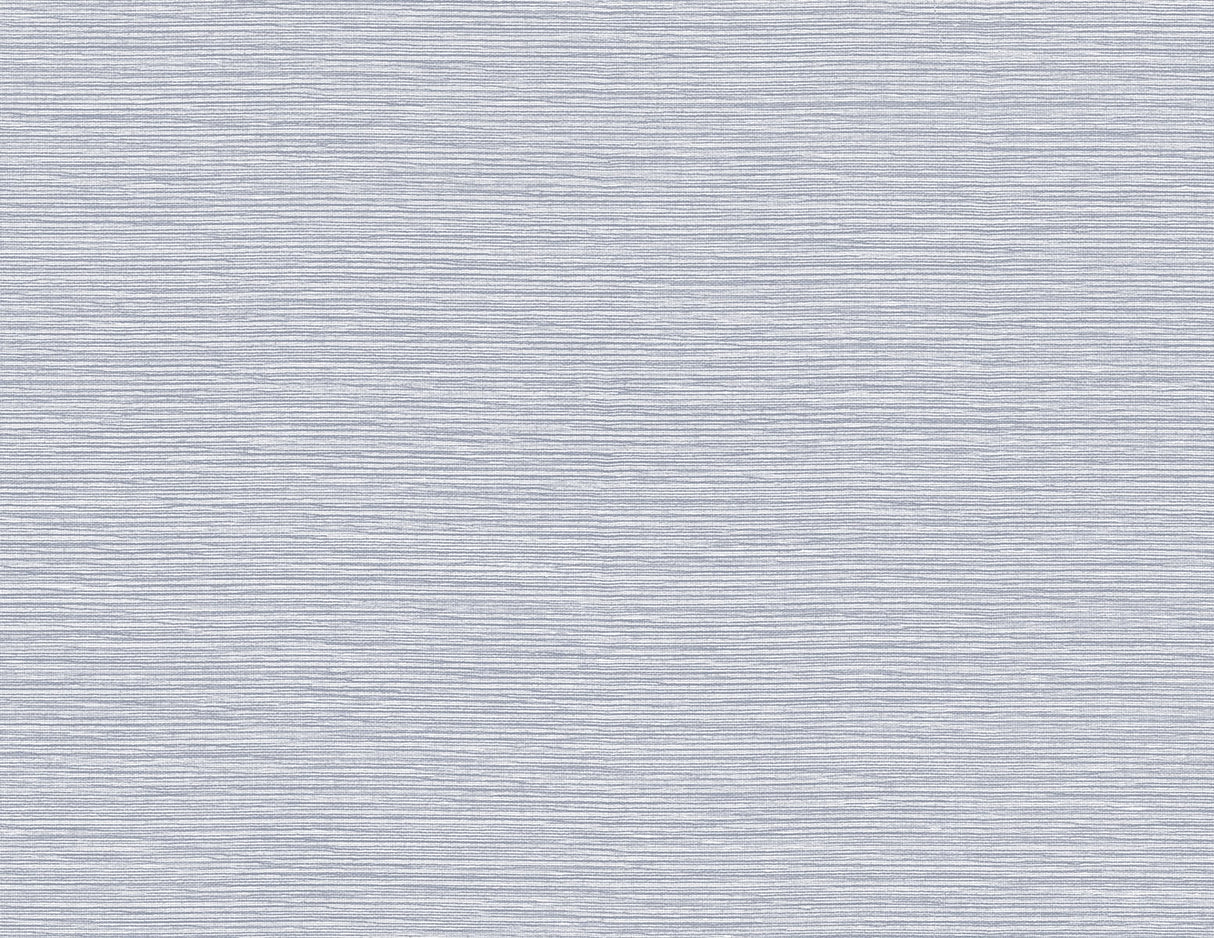 Tiger Island Faux Sisal faux grasscloth wallpaper in Charlotte Blue