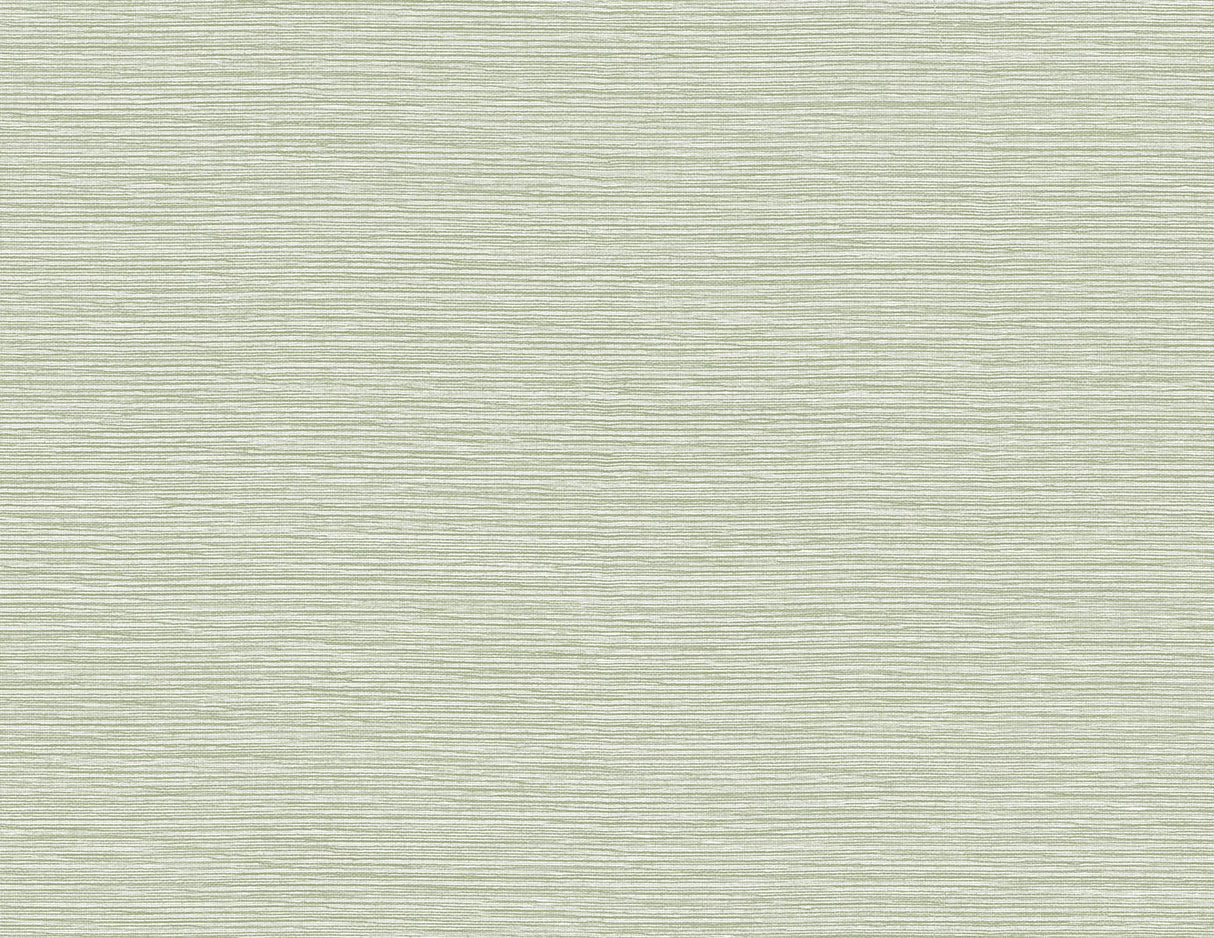 Tiger Island Faux Sisal wallpaper in Aloe green faux grasscloth texture