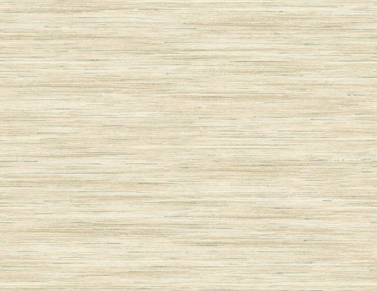 Loe Sanctuary Stria wallpaper in Lemongrass with faux grasscloth striated texture