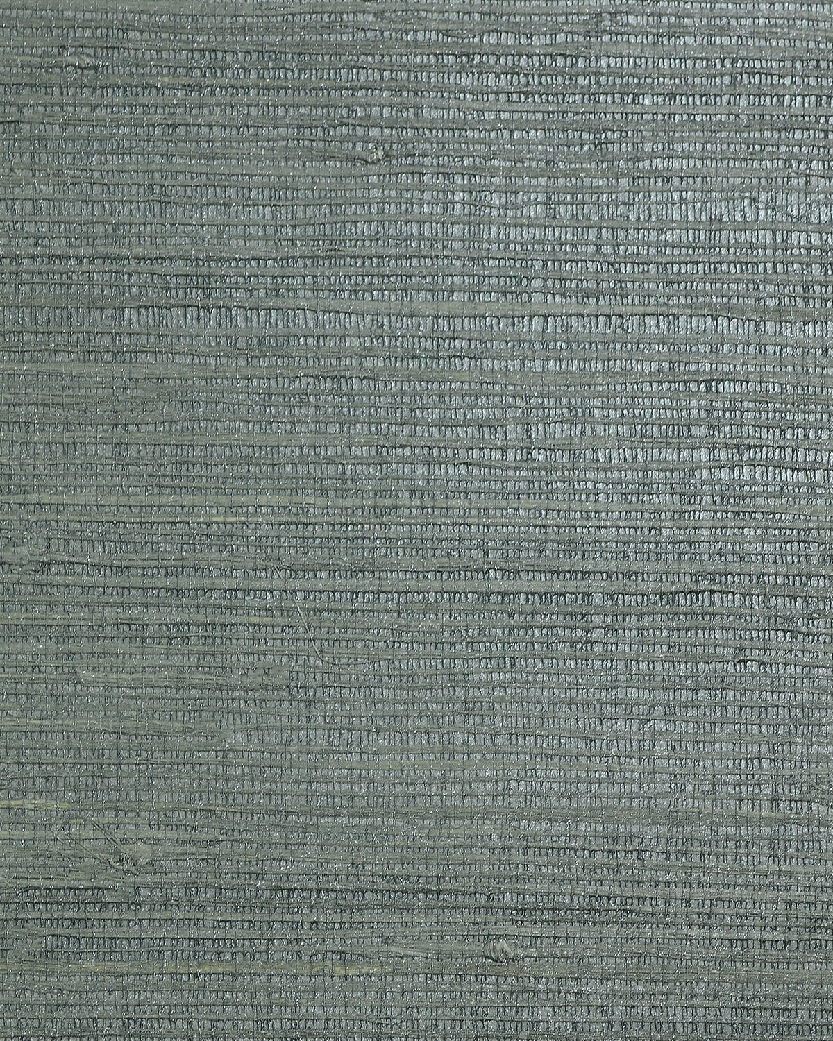 Silvery aqua raw jute grasscloth wallpaper texture