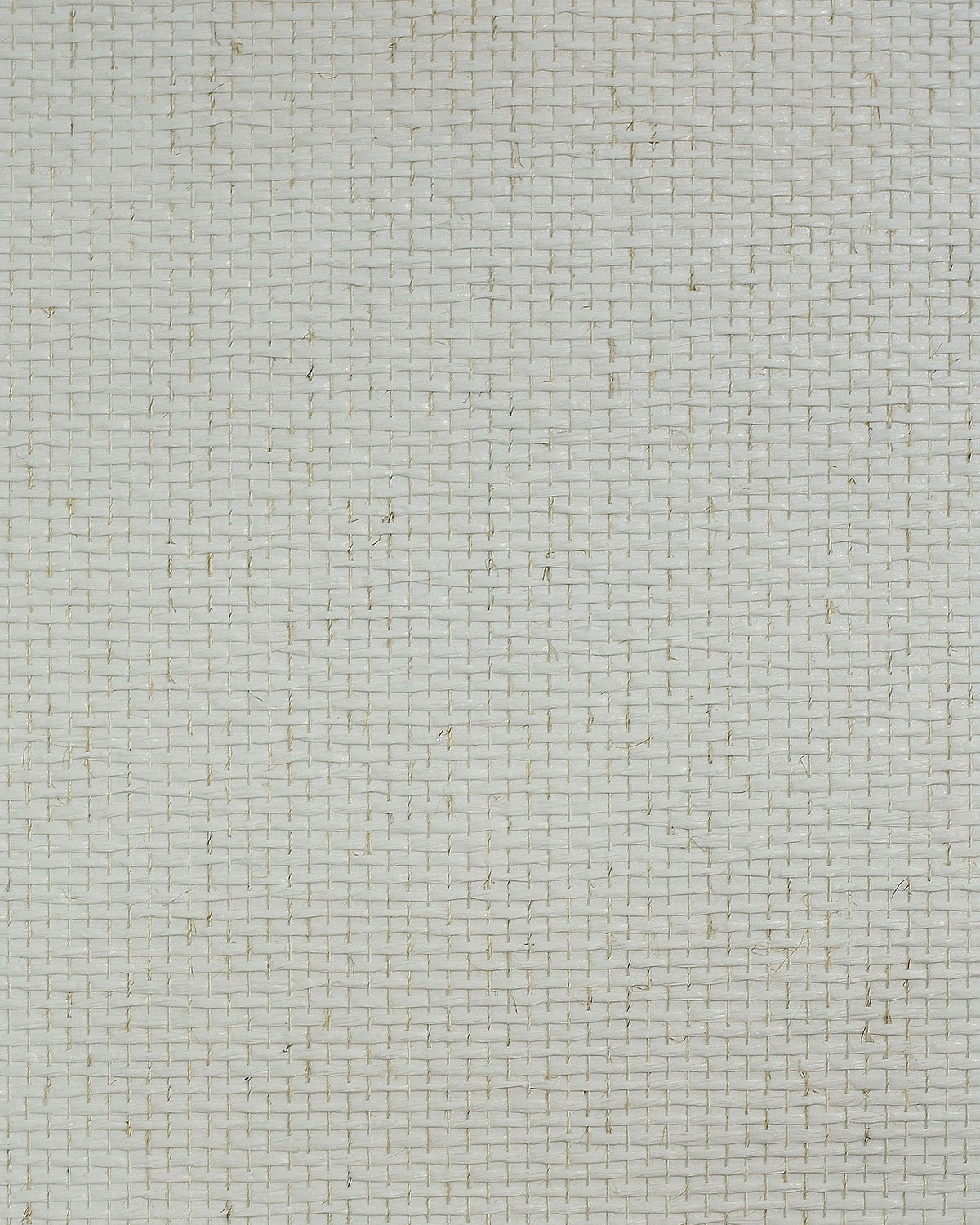 Bleached linen paperweave grasscloth wallpaper texture in off-white with subtle natural woven fibers
