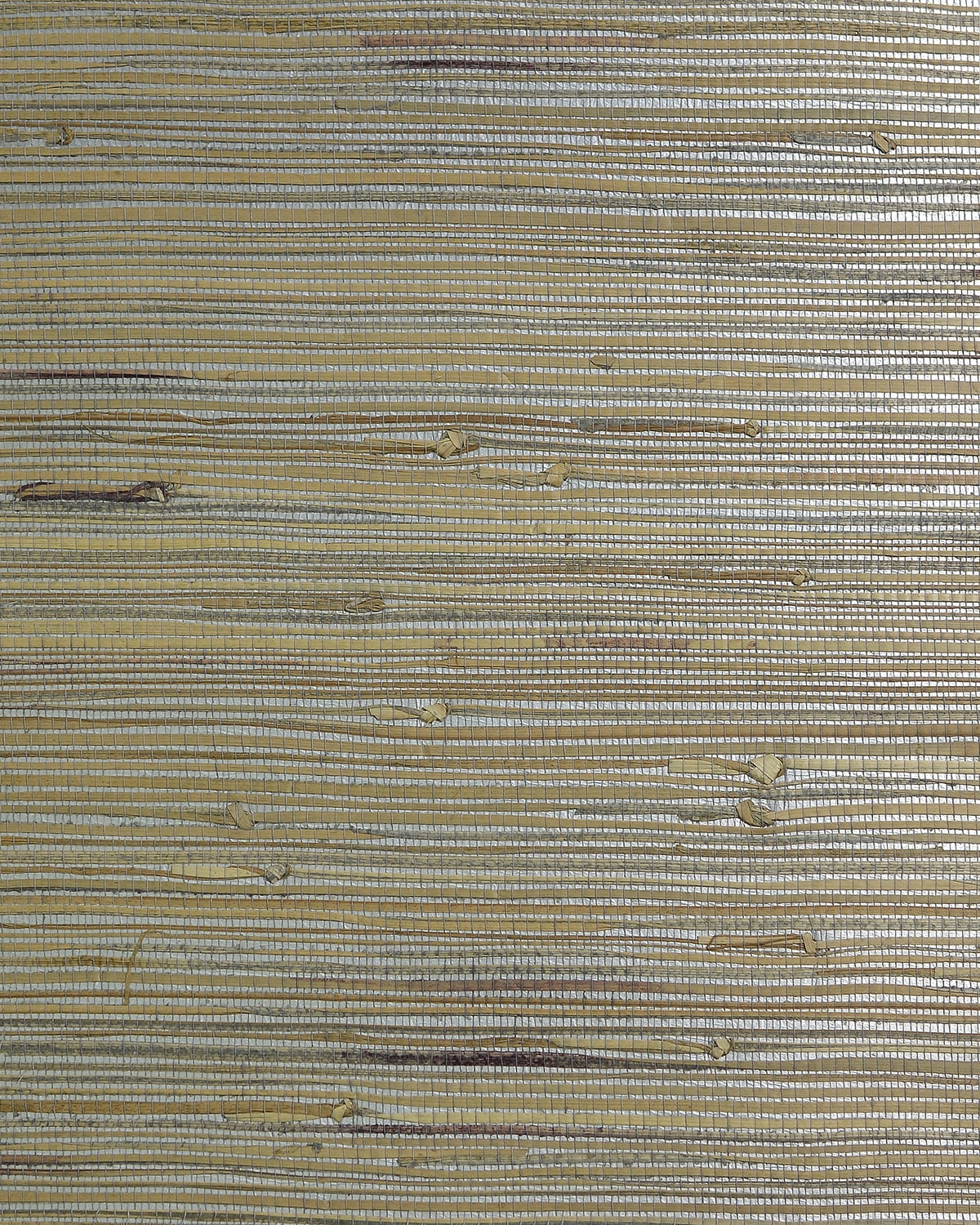 Silver taupe grasscloth texture wallpaper