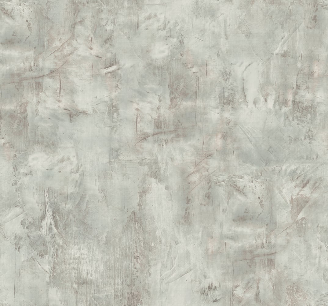 Rustic Stucco Faux wallpaper in mauve and icicle grey tones with a matte, textured plaster look