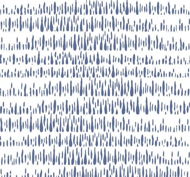 Brush Marks navy and white abstract brushstroke wallpaper pattern