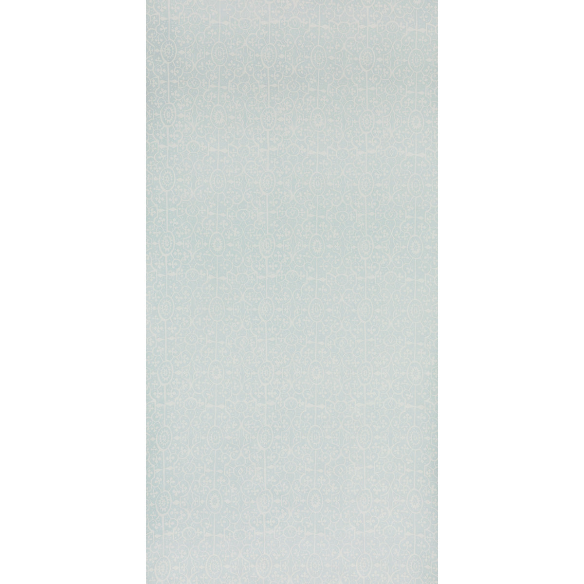 PATRA wallpaper in Robin's Egg by Raoul Textiles for Schumacher, hand-printed Japanese pulp paper with artisanal pattern