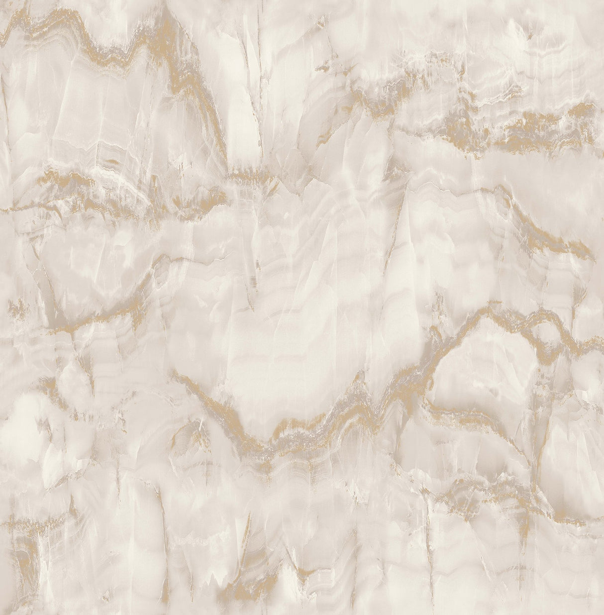 Aura Gold Marble Wallpaper with Metallic Abstract Stone Pattern - Fine Decor M1585