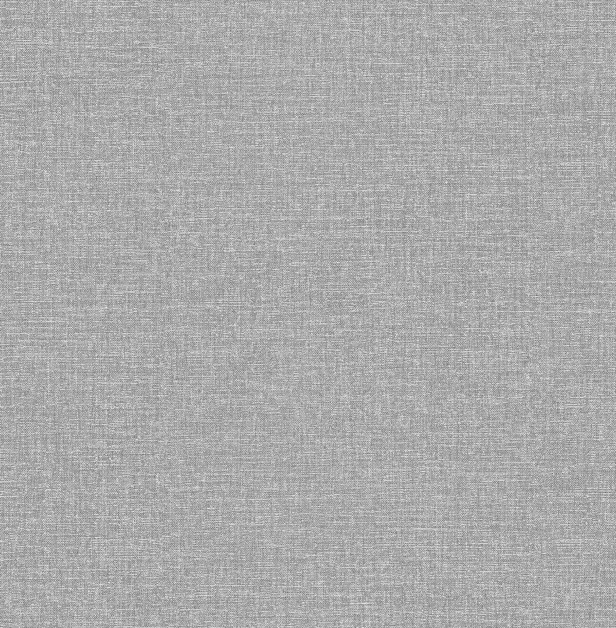 Glen Dark Grey Linen Wallpaper