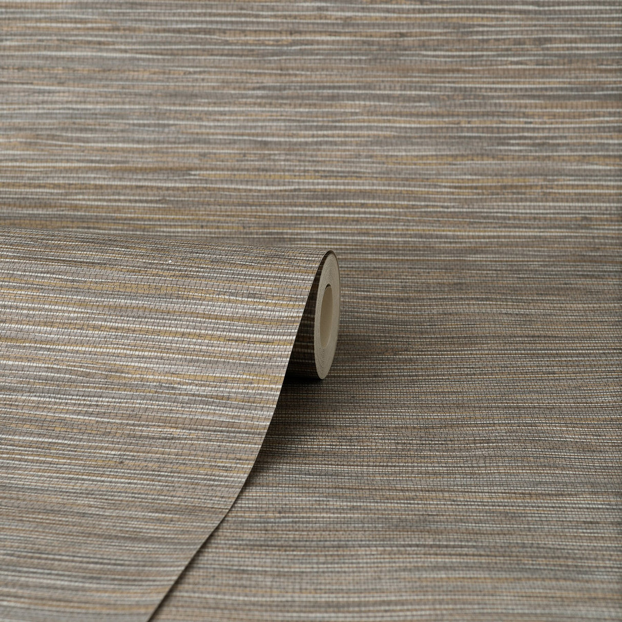 Fusion Stone Plain Faux Grasscloth Grey Wallpaper, Modern Graphics Style - Fine Decor M1767