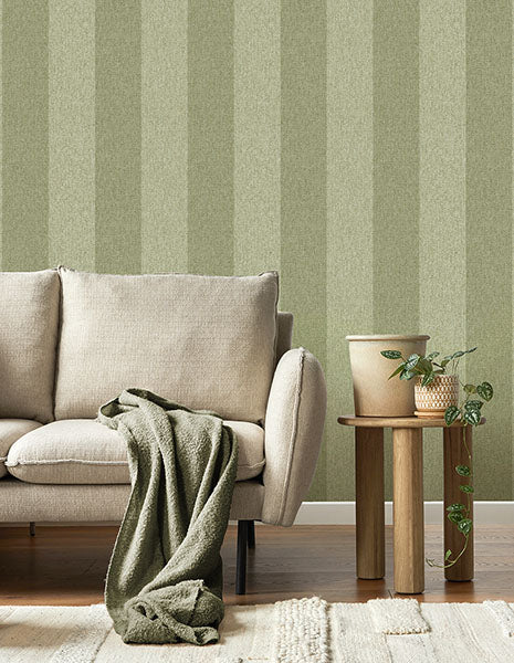Finn Green by Fine Decor Chevron Stripe Wallpaper – Brewster Home Fashions M1866