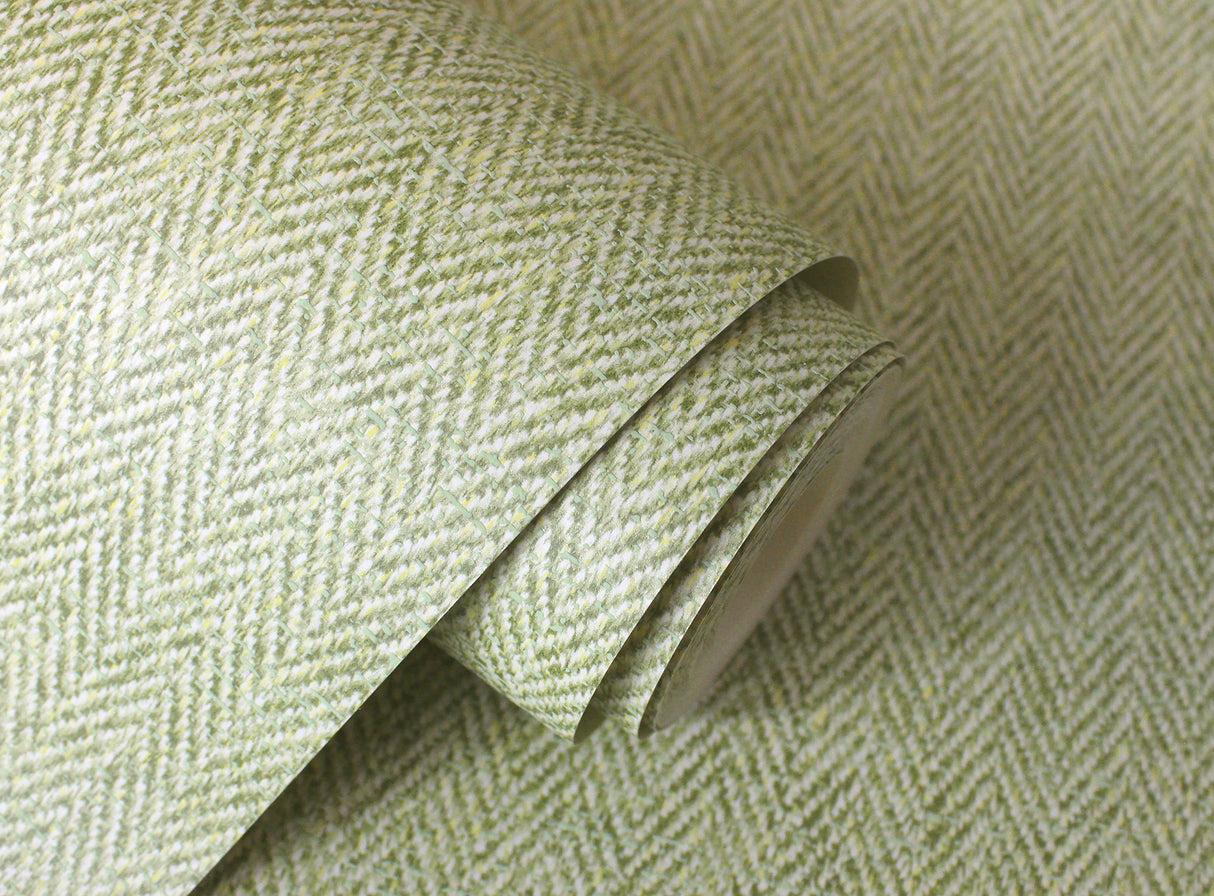 Theo Light Green by Fine Decor Chevron Wallpaper – Brewster Home Fashions M1867