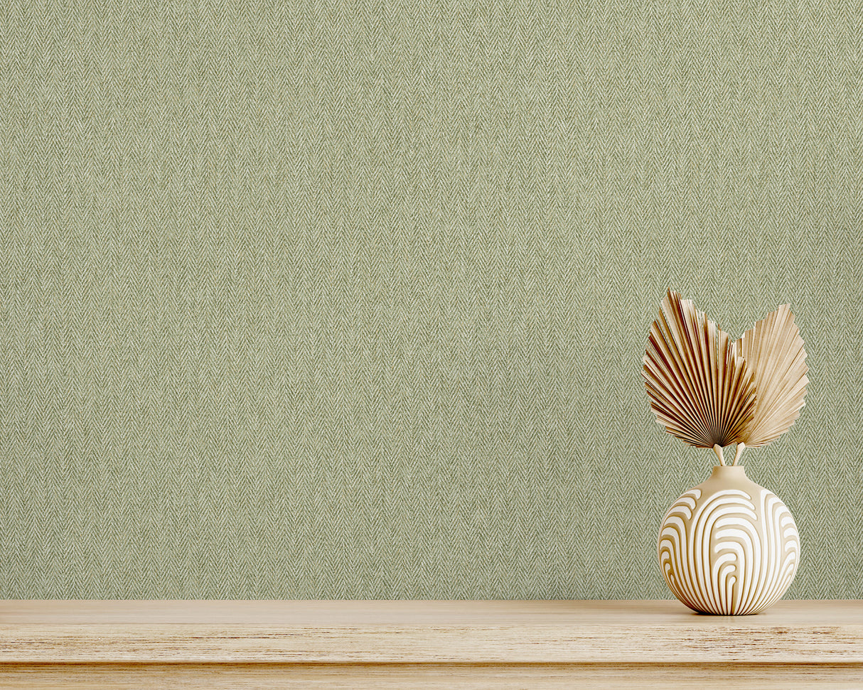 Theo Light Green by Fine Decor Chevron Wallpaper – Brewster Home Fashions M1867