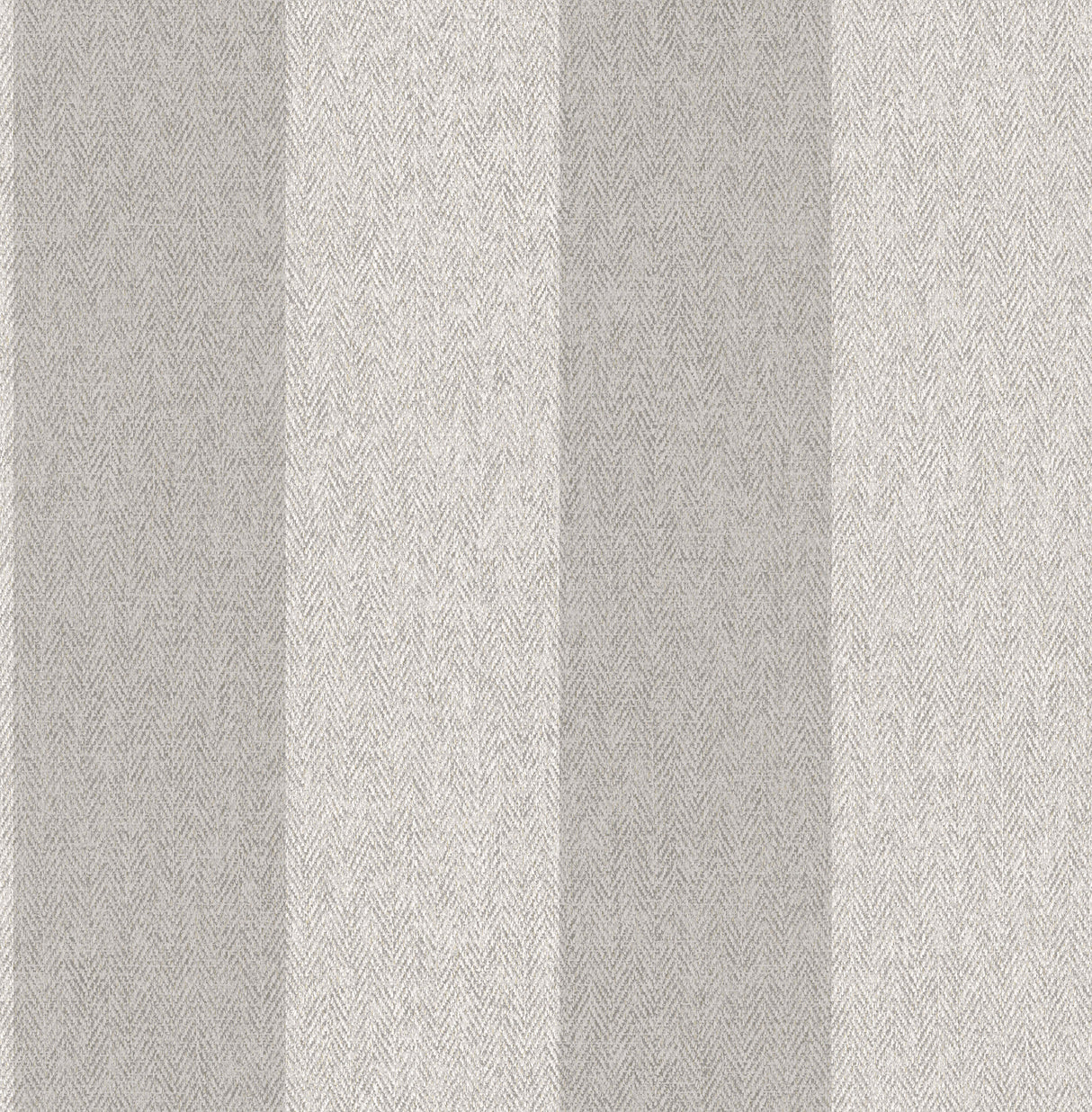Finn Grey Chevron Stripe Wallpaper roll and room scene with grey chevron stripe pattern