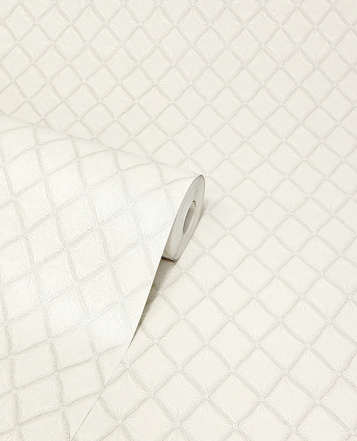 Santina White & Silver by Fine Decor Trellis Wallpaper – Brewster Home Fashions M95680