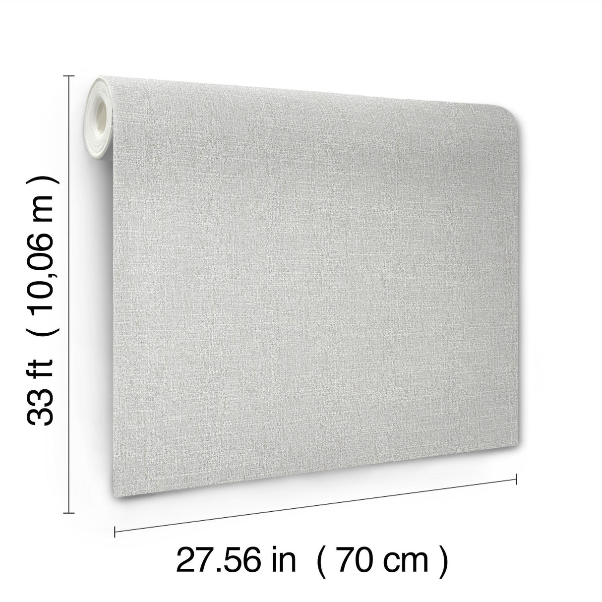 Highland Tweed Grey by Antonina Vella Faux Fabric Wallpaper- York Designer Series MA34911