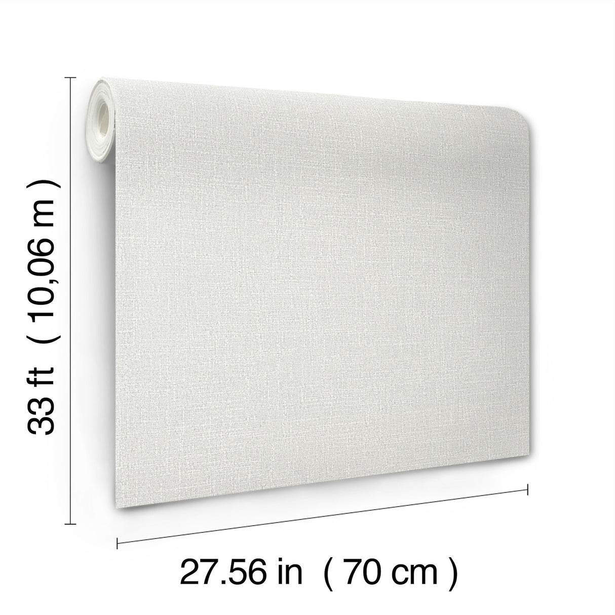 Highland Tweed Light Grey by Antonina Vella Faux Fabric Wallpaper – York Designer Series MA34912