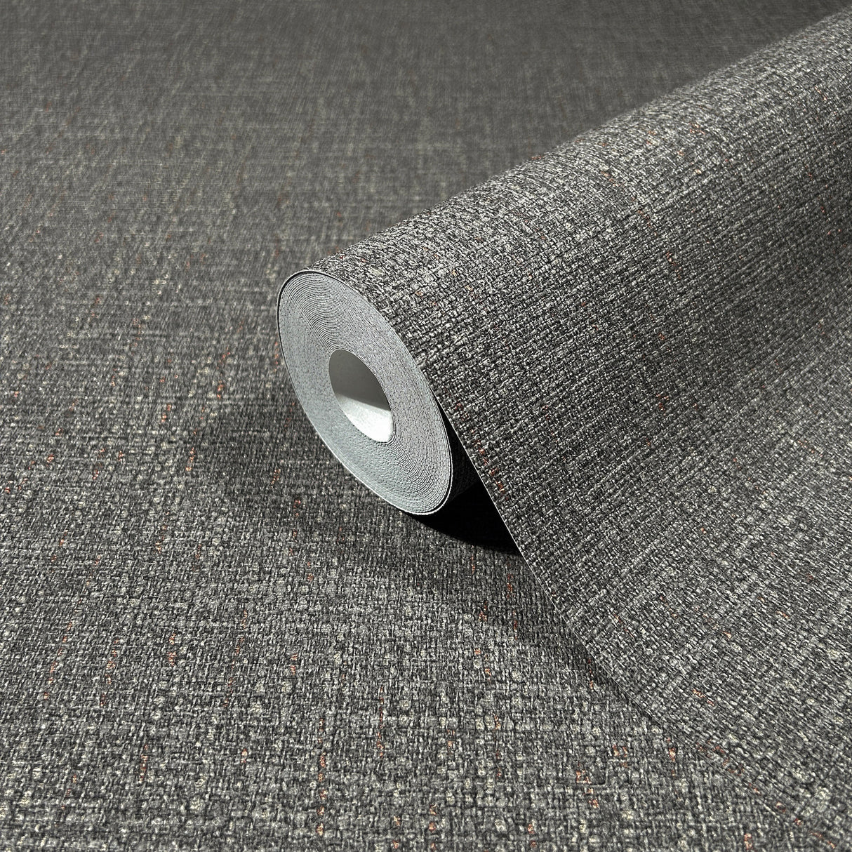 Highland Tweed Charcoal by Antonina Vella Faux Fabric Wallpaper – York Designer Series MA34916