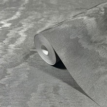 Shimmering Moire Pewter by Antonina Vella Textured Wallpaper- York Designer Series MA34924