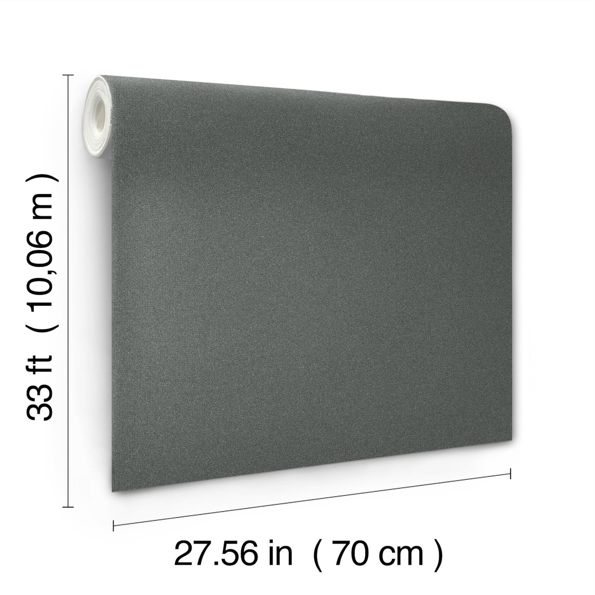 Glistening Quartz Charcoal by Antonina Vella Beaded Wallpaper- York Designer Series MA34945